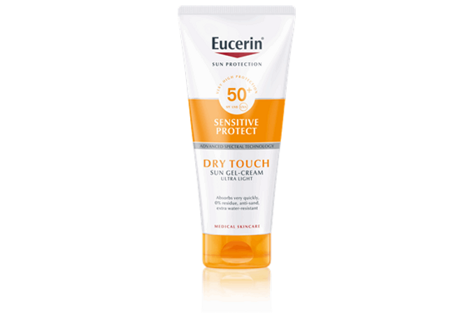 Eucerin Sun Oil Control Dry Touch napozó krém-gél testre SPF50+ 200ml