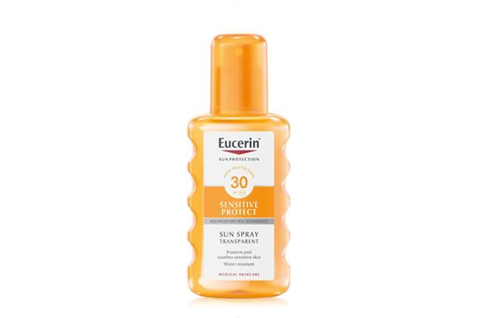 Eucerin Sun Sensitive Protect Színtelen napozó spray FF30 200ml
