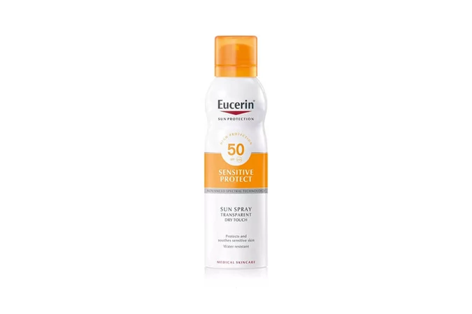 Eucerin -Sun Sensitive Protect színtelen napozó spray spf50 200ml