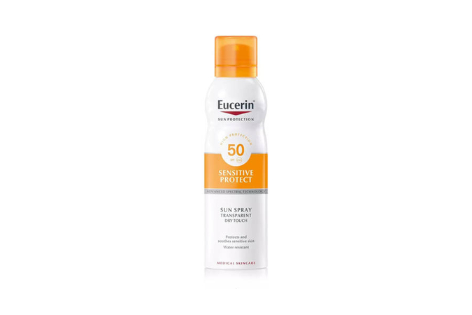 Eucerin -Sun Sensitive Protect színtelen napozó spray spf50 200ml