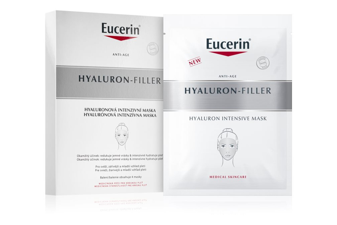Eucerin - Hyaluron-Filler fátyolmaszk  4X