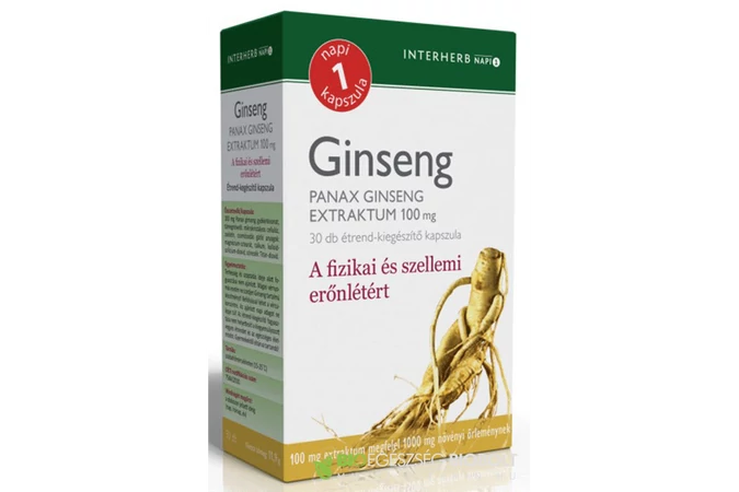 Interherb Napi Ginseng Panax Extraktum 100mg 30X