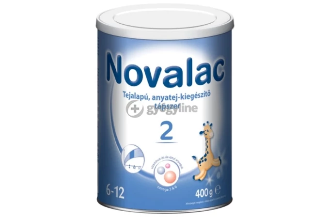 Novalac 2 tejalapú anyatej-kiegészítő tápszer 400 g