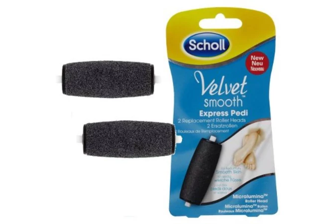 Scholl Velvet Smooth Extra érdességű forgófej gyémántkristályokkal, 2 db