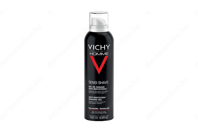 Vichy Homme borotvagél érzékeny vagy problémás bőrre 150 ml