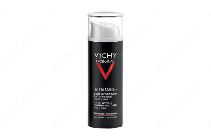 Vichy Homme Hydra Mag C+ hidratáló arckrém fáradtság ellen arcra és szemkörnyékre 50 ml Lejár: 2022.01.31