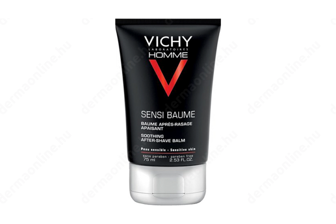 Vichy Homme Sensi Baume Mineral Ca borotválkozás utáni balzsam érzékeny bőrre 75 ml