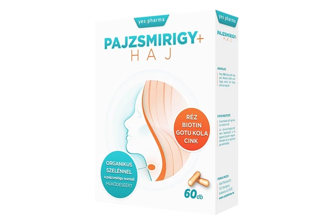 YesPharma pajzsmirigy + haj kapszula 60X