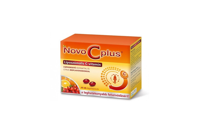 Novo C Plus liposzómás C vitamin csipkebogyó kapszula 30x