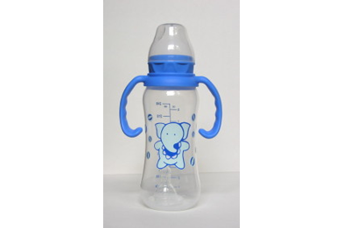 Baby Bruin cumisüveg PP BPA mentes fogóval 240ml 1x