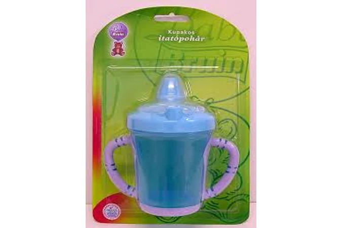 Baby Bruin itatópohár kupakos 1x