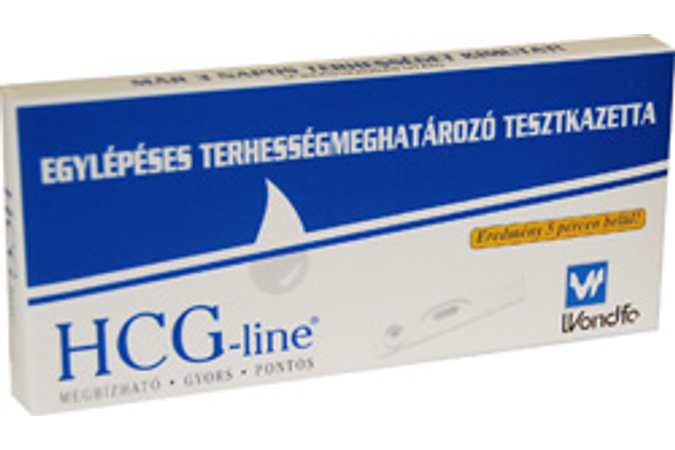 HCG- Line terhességi tesztkazetta