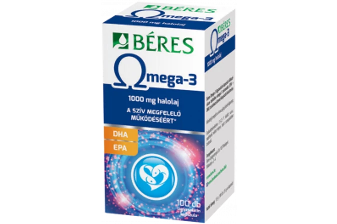 Béres 1000mg Omega-3 lágyzselatin kapszula 100x