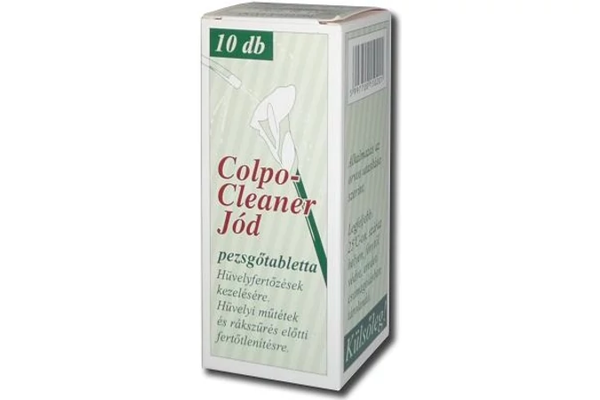 Colpo Cleaner jód pezsgőtabletta hüvelyöblítéshez 10x