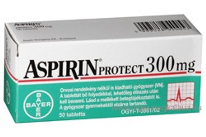 Aspirin Protect 300mg gyomornedv ellenálló tabletta 50x