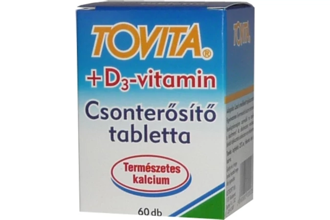 Tovita+D3 vitamin csonterősítő tabletta 60x