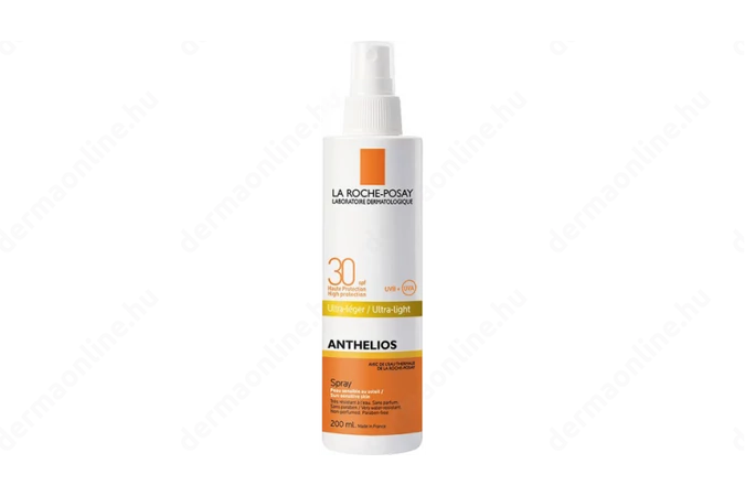 La Roche-Posay Anthelios napozó spray illatmentes  SPF 30 200 ml