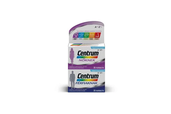 Centrum Férfiaknak és Nőknek multivitamin filmtabletta 30x+30x