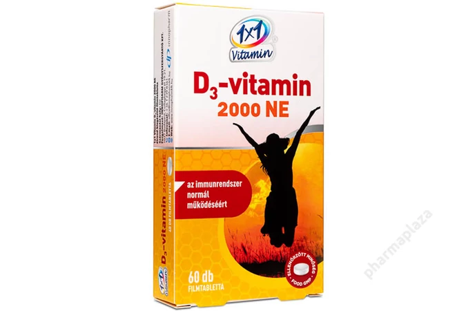 1×1 Vitamin D3-vitamin 2000NE filmtabletta  60X