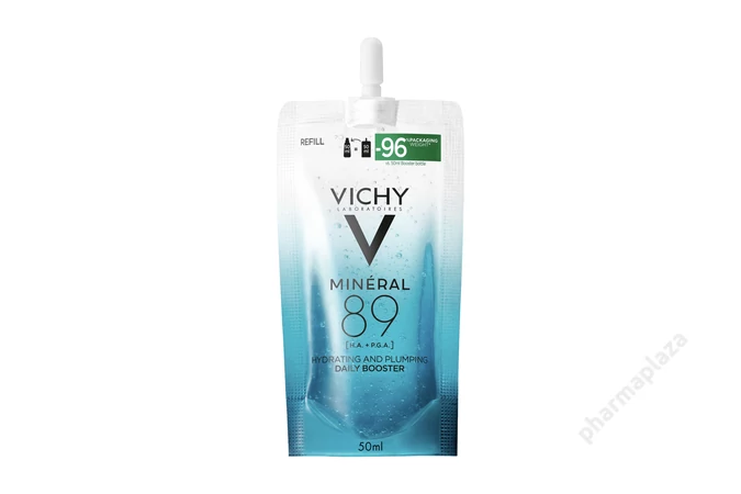 VICHY MINERAL89 Napi booster szérum Poliglutaminsavval 50ml - UTÁNTÖLTŐ