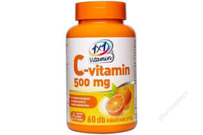 1x1 Vitaday C-vitamin 500mg rágótabletta narancs 60x