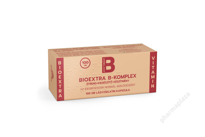 Bioextra Vitamin B komplex étrendkiegészítő  lágy kapszula 100x