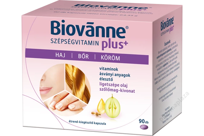 Biovānne Plus szépségvitamin kapszula 90x