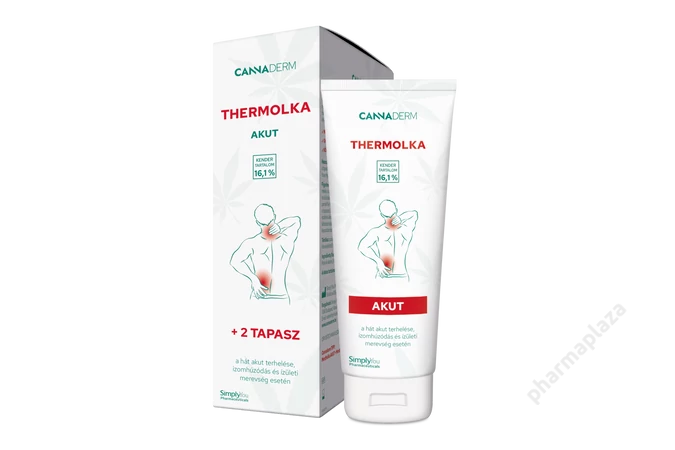 Cannaderm Thermolka AKUT 125ml + 2 tapasz Limitált kiadás
