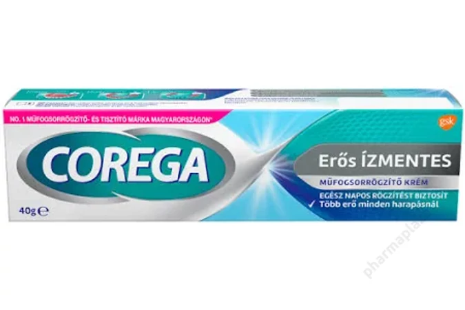 Corega műfogsorrögzítő krém ízmentes 40 g