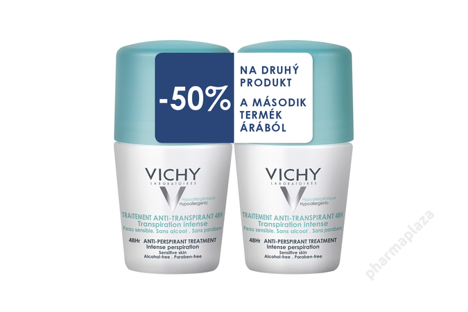 Vichy dezodor foltmentes (50ml+50ml) DUO PACK