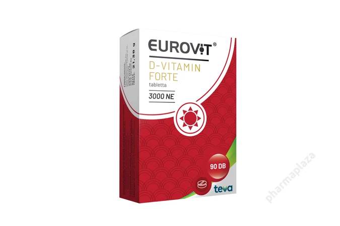 Eurovit D-Vitamin Forte 3000 NE tabletta 90X