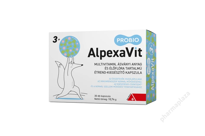 AlpexaVit ProBio 3+ kapszula 30X Lejár: 2023.09.30