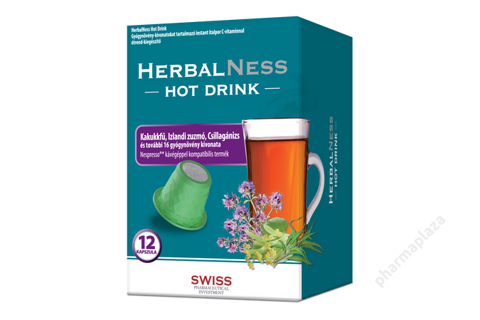 Herbalness Hot Drink instant italpor 12x Lejár: 2022.08.12