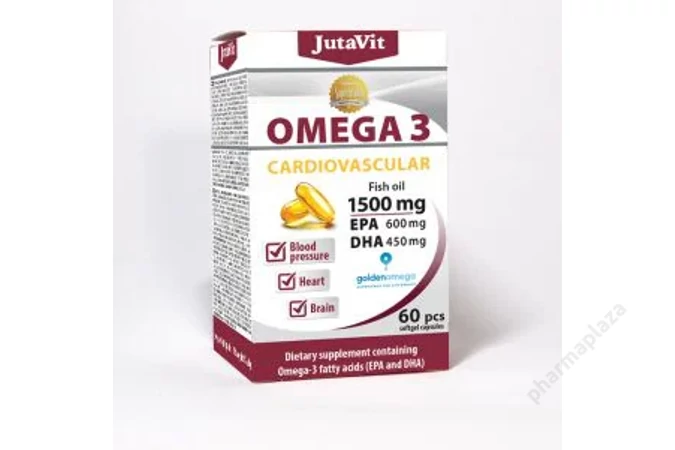 JutaVit Omega 3 Cardiovascular 1500 mh kapszula 60X