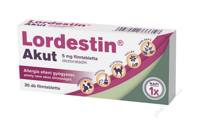 Lordestin® Akut 5 mg filmtabletta 30X
