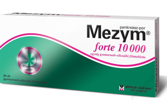 Mezym Forte® 10000 gyomornedv-ellenálló filmtabletta 50X