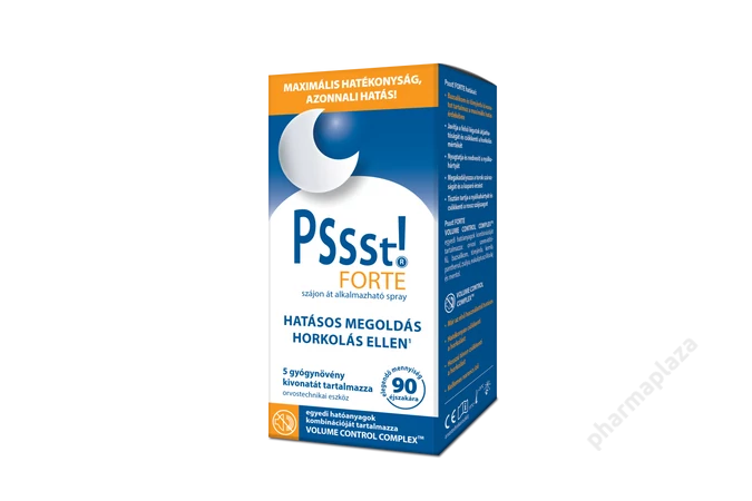 Pssst!® FORTE természetes horkolásgátló 25ml