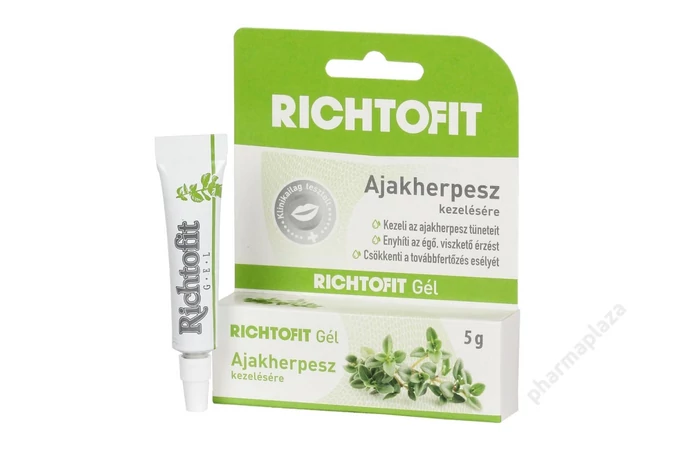 Richtofit gél ajakherpesz kezelésére 5 ml