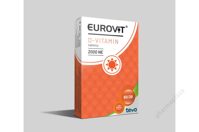 Eurovit D-vitamin 2000 NE  tabletta 60X