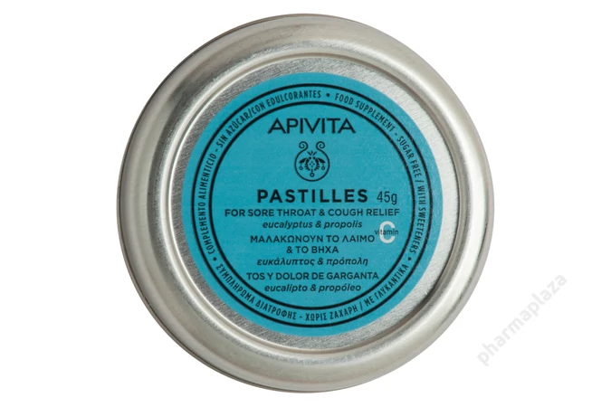 Apivita torokpasztilla eukaliptusz ízű 45g