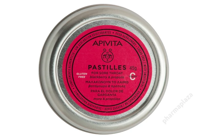 Apivita Torokpasztilla szeder 45g