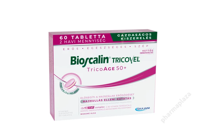 Bioscalin® Tricovel TricoAGE50+ étrend-kiegészítő tabletta 60X