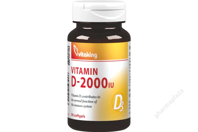 Vitaking D-2000IU vitamin lágy kapszula 90X