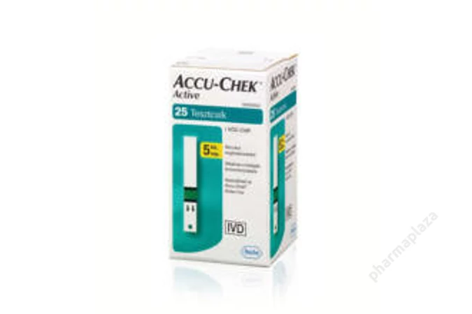 Accu-Chek Active Glucose vércukorszintmérő csík 25x