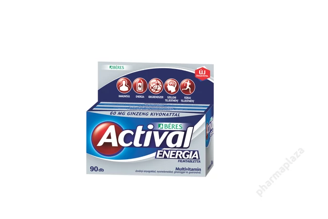 Actival Energia Ginzeng+Guarana filmtabletta 90X