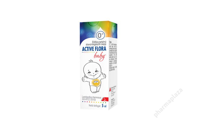Active Flora Baby + étrendkiegészítő  csepp 5ml