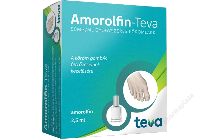Amorolfin-Teva 50 mg/ml gyógyszeres körömlakk