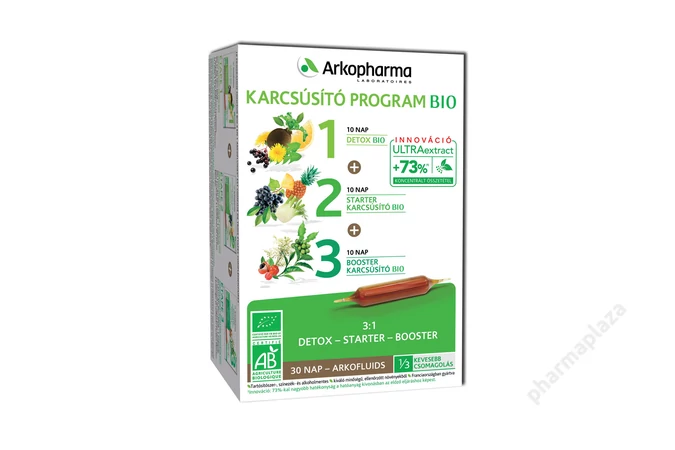Arkofluids® BIO Karcsúsító ivóampulla 3X10X