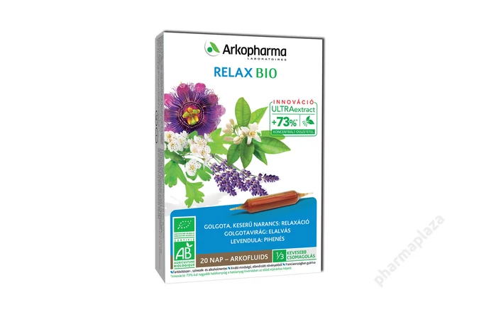 Arkofluids® BIO Relax és Alvás ivóampulla 20X