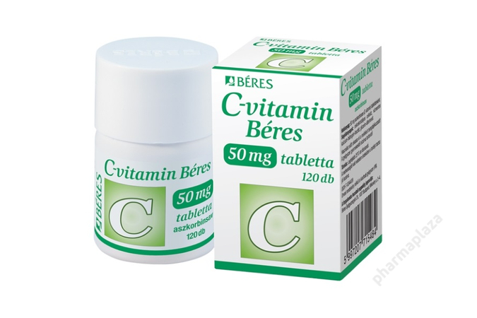 Béres C-vitamin 50mg tabletta 120x